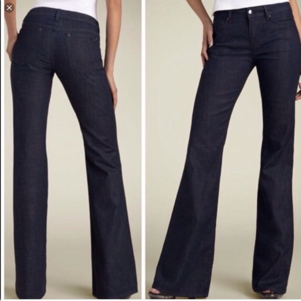 Joe's Jeans Dark Wash Wide Leg Flare Jeans